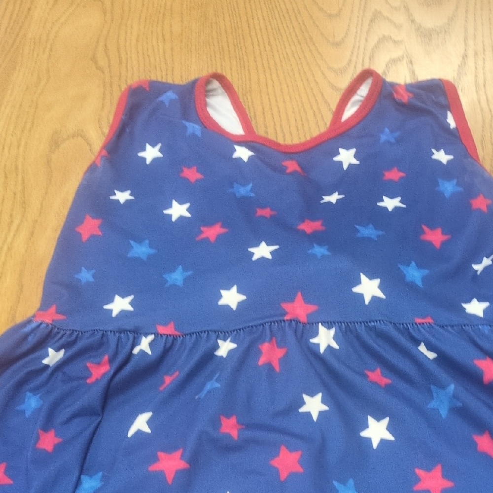 Star Patterned Sleeveless Dress